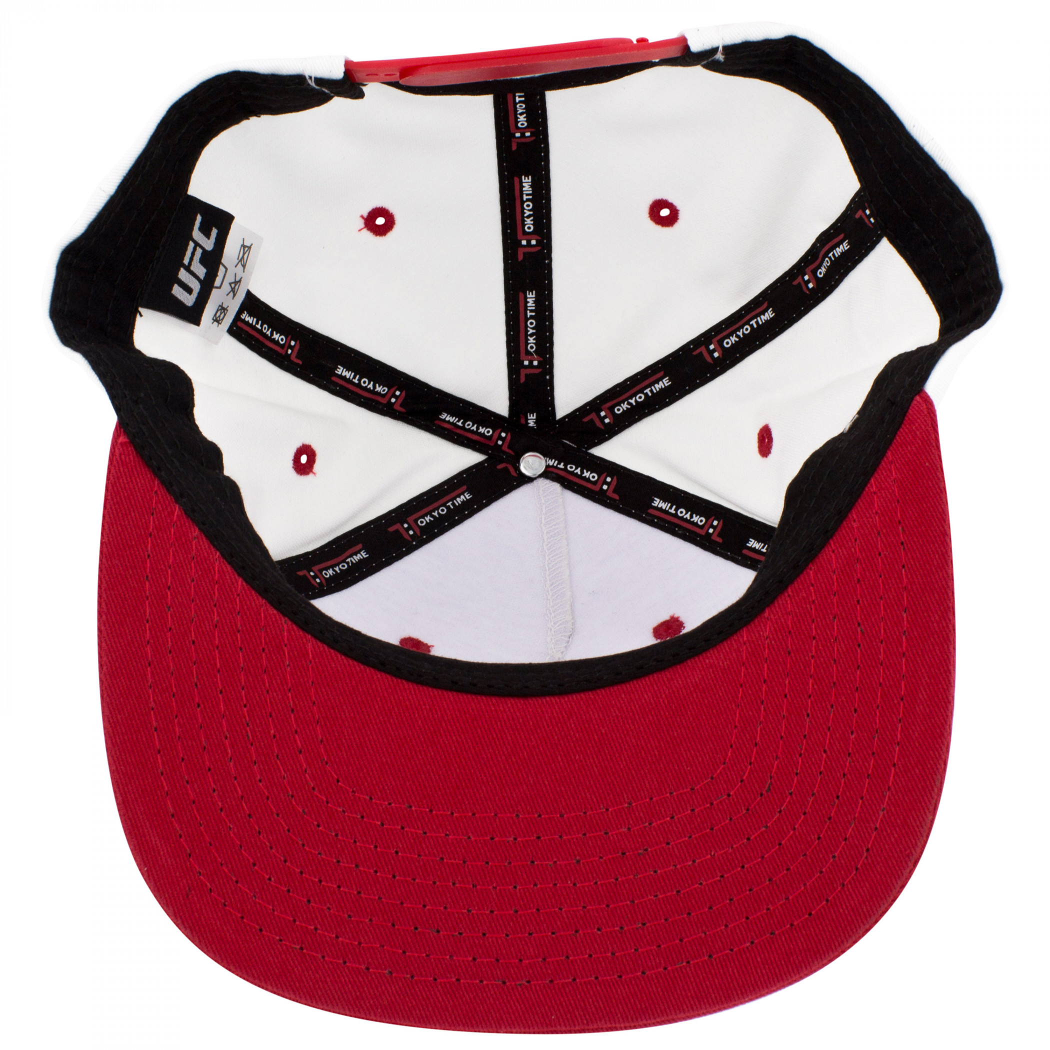 UFC Logo in Tokyo Time Retro Colorway Snapback Hat